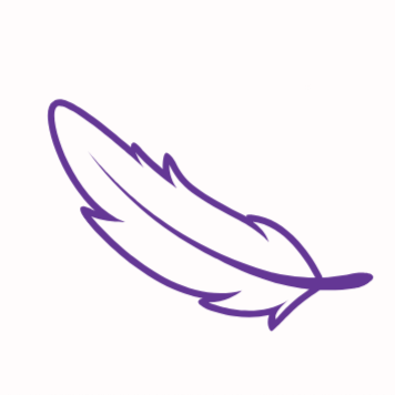 Feather illustration representing lightweight pot drainage solution