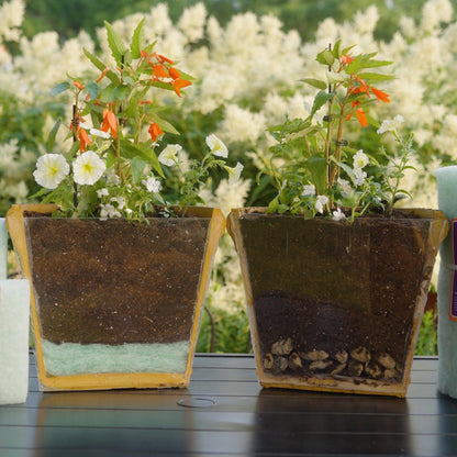 rocks for plant pots 10" × 10" Twin Pack